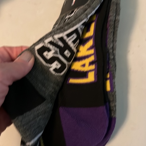 Lakers Mens low cut Mens Socks New - Picture 4 of 5